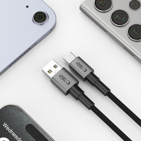 TECH-PROTECT ULTRABOOST DNA TYPE-C CABLE 15W/3A 200CM IRON GREY Tech-Protect