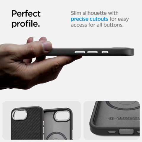 SPIGEN ENZO ARAMID MAG MAGSAFE IPHONE 16E / 17E MATTE BLACK Spigen