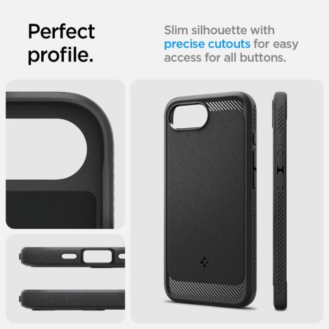 SPIGEN RUGGED ARMOR MAG MAGSAFE IPHONE 16E / 17E MATTE BLACK Spigen