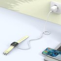 TECH-PROTECT MC02 ULTRABOOST MAGNETIC CHARGER TYPE-C CABLE 100CM APPLE WATCH WHITE Tech-Protect