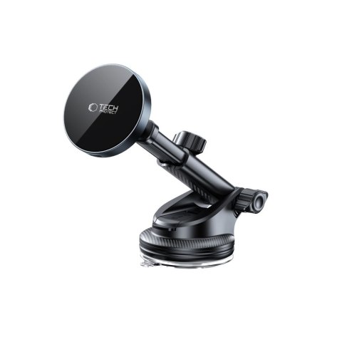 TECH-PROTECT MM15W-V5 MAGNETIC MAGSAFE DASHBOARD & VENT CAR MOUNT WIRELESS CHARGER 15W BLACK/BLACK Tech-Protect