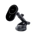 TECH-PROTECT MM15W-V6 MAGNETIC MAGSAFE DASHBOARD & VENT CAR MOUNT WIRELESS CHARGER 15W BLACK/BLACK Tech-Protect