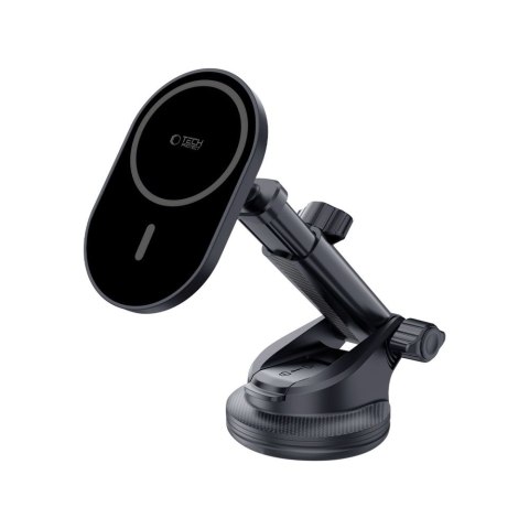 TECH-PROTECT MM15W-V6 MAGNETIC MAGSAFE DASHBOARD & VENT CAR MOUNT WIRELESS CHARGER 15W BLACK/BLACK Tech-Protect