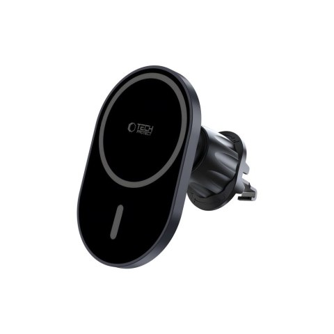 TECH-PROTECT MM15W-V6 MAGNETIC MAGSAFE DASHBOARD & VENT CAR MOUNT WIRELESS CHARGER 15W BLACK/BLACK Tech-Protect
