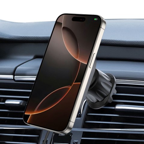 TECH-PROTECT MM15W-V6 MAGNETIC MAGSAFE DASHBOARD & VENT CAR MOUNT WIRELESS CHARGER 15W BLACK/BLACK Tech-Protect