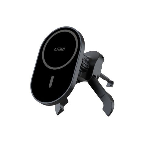 TECH-PROTECT MM15W-V6 MAGNETIC MAGSAFE STABLE VENT CAR MOUNT WIRELESS CHARGER 15W BLACK/BLACK Tech-Protect