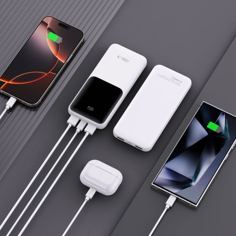 TECH-PROTECT PB01 POWER BANK 10000MAH 22.5W WHITE Tech-Protect