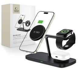 TECH-PROTECT QI15W-A45 3IN1 MAGNETIC MAGSAFE WIRELESS CHARGER BLACK Tech-Protect