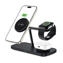 TECH-PROTECT QI15W-A45 3IN1 MAGNETIC MAGSAFE WIRELESS CHARGER BLACK Tech-Protect