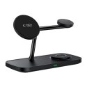 TECH-PROTECT QI15W-A45 3IN1 MAGNETIC MAGSAFE WIRELESS CHARGER BLACK Tech-Protect