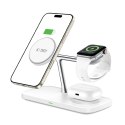 TECH-PROTECT QI15W-A45 3IN1 MAGNETIC MAGSAFE WIRELESS CHARGER WHITE Tech-Protect