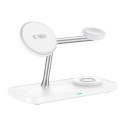 TECH-PROTECT QI15W-A45 3IN1 MAGNETIC MAGSAFE WIRELESS CHARGER WHITE Tech-Protect