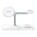 TECH-PROTECT QI15W-A45 3IN1 MAGNETIC MAGSAFE WIRELESS CHARGER WHITE Tech-Protect