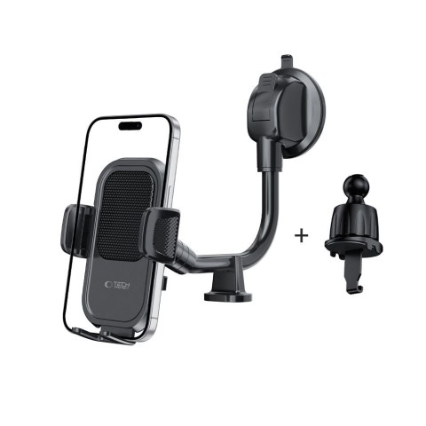 TECH-PROTECT V8 UNIVERSAL LONG ARM DASHBOARD & WINDSHIELD CAR MOUNT BLACK Tech-Protect