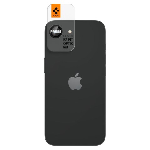 OSŁONA APARATU SPIGEN OPTIK PRO GLAS.TR "EZ FIT" CAMERA PROTECTOR 2-PACK IPHONE 16E / 17E BLACK Spigen