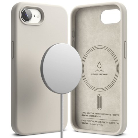 RINGKE SILICONE MAGNETIC MAGSAFE IPHONE 16E / 17E STONE Ringke