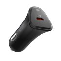 SPIGEN ESSENTIAL EV301 1-PORT CAR CHARGER 30W BLACK Spigen