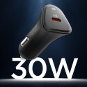 SPIGEN ESSENTIAL EV301 1-PORT CAR CHARGER 30W BLACK Spigen
