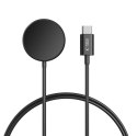 TECH-PROTECT MC03 ULTRABOOST MAGNETIC CHARGING TYPE-C CABLE 100CM SAMSUNG GALAXY WATCH BLACK Tech-Protect