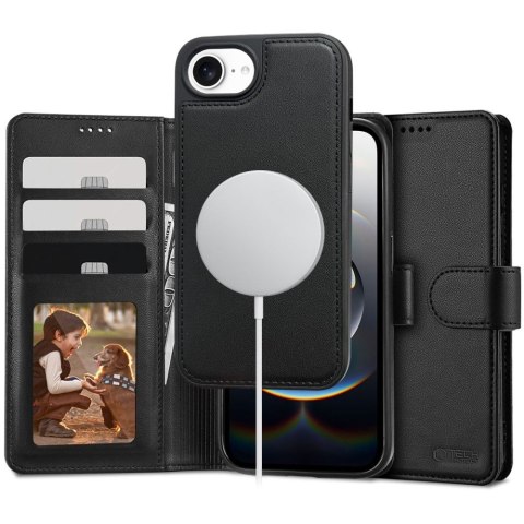 TECH-PROTECT WALLET MAGSAFE IPHONE 16E / 17E MATTE BLACK Tech-Protect