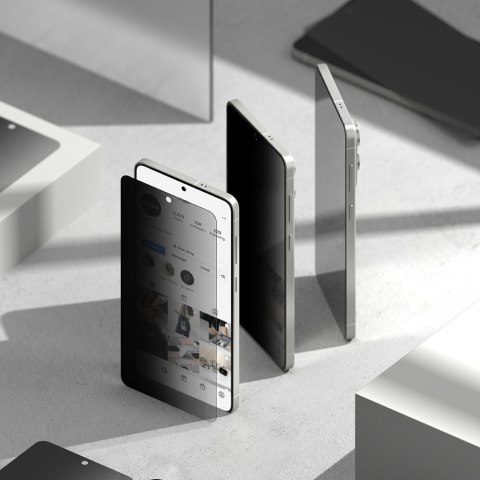 SZKŁO HARTOWANE RINGKE EASY SLIDE 2-PACK GALAXY S25 EDGE PRIVACY Ringke