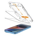 SZKŁO HARTOWANE TECH-PROTECT QUICK SET+ 2-PACK IPHONE 13 / 13 PRO / 14 / 16E / 17E BLACK Tech-Protect