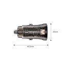 TECH-PROTECT CC01 2-PORT CAR CHARGER PD 30W / QC3.0 BLACK Tech-Protect