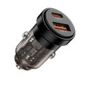TECH-PROTECT CC03 2-PORT CAR CHARGER PD 45W / QC3.0 BLACK Tech-Protect