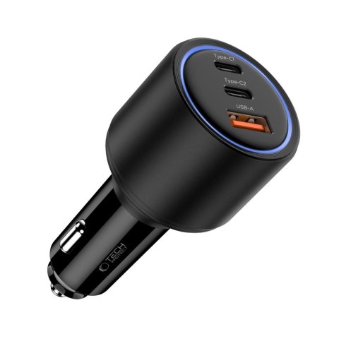 TECH-PROTECT CC04 3-PORT CAR CHARGER PD 175W BLACK Tech-Protect