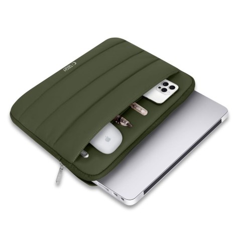TECH-PROTECT FLUFFY LAPTOP 13-14 ARMY GREEN Tech-Protect