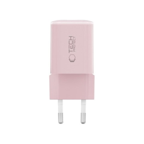 TECH-PROTECT NCM33 2-PORT NETWORK CHARGER PD 33W / QC3.0 BABY PINK Tech-Protect