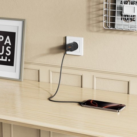TECH-PROTECT NCM33 2-PORT NETWORK CHARGER PD 33W / QC3.0 BLACK Tech-Protect