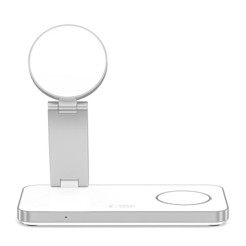 TECH-PROTECT QI15W-A47 3IN1 MAGNETIC MAGSAFE WIRELESS CHARGER WHITE Tech-Protect