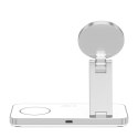 TECH-PROTECT QI15W-A47 3IN1 MAGNETIC MAGSAFE WIRELESS CHARGER WHITE Tech-Protect
