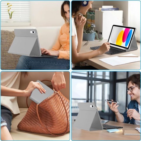 TECH-PROTECT SC PEN + KEYBOARD IPAD 10.9" 10 / 2022 / 11" 11 / 2025 GREY Tech-Protect