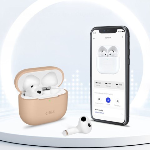 TECH-PROTECT SILICONE APPLE AIRPODS 4 BLACK Tech-Protect