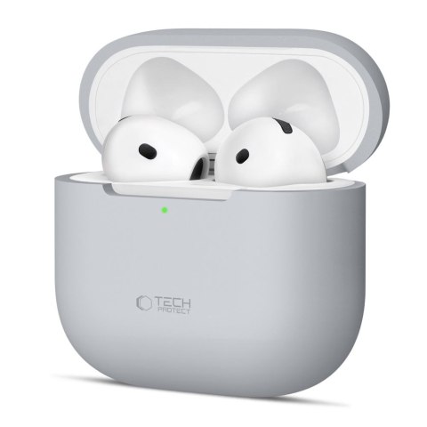 TECH-PROTECT SILICONE APPLE AIRPODS 4 CRAYON GREY Tech-Protect