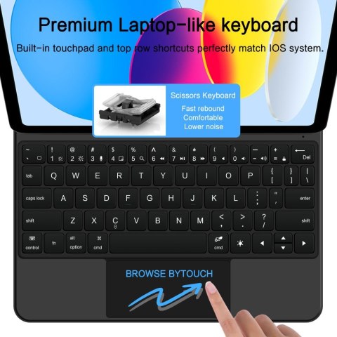 TECH-PROTECT SMARTCASE MAGNETIC + KEYBOARD IPAD 10.9" 10 / 2022 / 11" 11 / 2025 BLACK Tech-Protect