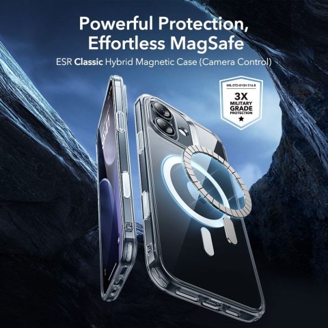 ESR CLASSIC HYBRID MAGSAFE & TEMPERED GLASS IPHONE 17 CLEAR ESR