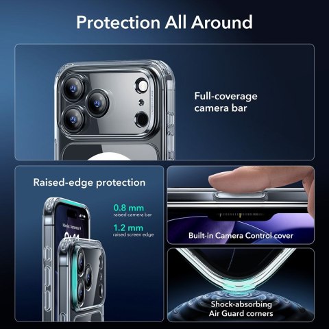 ESR CLASSIC HYBRID MAGSAFE & TEMPERED GLASS IPHONE 17 PRO CLEAR ESR