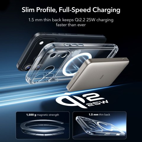 ESR CLASSIC HYBRID MAGSAFE & TEMPERED GLASS IPHONE 17 PRO MAX CLEAR ESR
