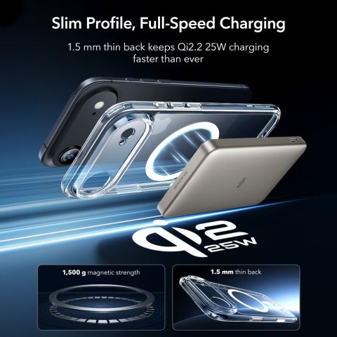 ESR CLASSIC HYBRID MAGSAFE & TEMPERED GLASS IPHONE AIR CLEAR ESR