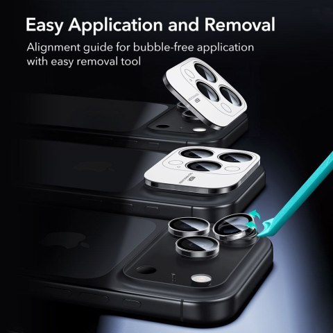 OSŁONA NA APARAT ESR ARMORITE CAMERA PROTECTOR IPHONE 14 PRO / MAX / 15 PRO / MAX / 16 PRO / MAX / 17 PRO / MAX CLEAR ESR