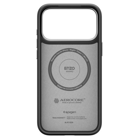 SPIGEN ENZO ARAMID 'T' MAG MAGSAFE IPHONE 17 PRO BLACK/SILVER Spigen