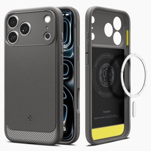 SPIGEN RUGGED ARMOR MAG MAGSAFE IPHONE 17 PRO GREY Spigen