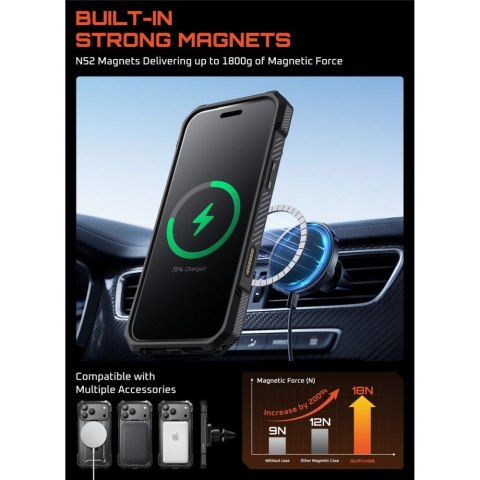 SUPCASE UB GRIP MAG MAGSAFE IPHONE 17 PRO BLACK Supcase