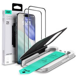 SZKŁO HARTOWANE ESR ULTRAFIT TEMPERED GLASS 2-PACK IPHONE 17 PRO MAX BLACK ESR