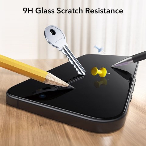 SZKŁO HARTOWANE ESR ULTRAFIT TEMPERED GLASS 2-PACK IPHONE 17 PRO MAX BLACK ESR