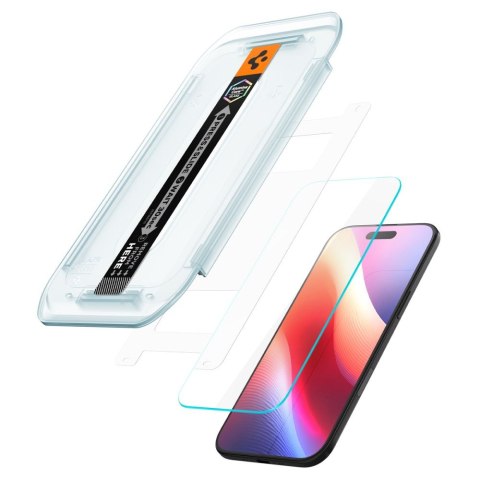 SZKŁO HARTOWANE SPIGEN GLAS.TR "EZ FIT AC" 2-PACK IPHONE AIR CLEAR Spigen