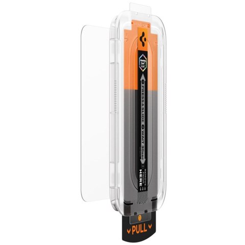 SZKŁO HARTOWANE SPIGEN GLAS.TR "EZ FIT PRO AC" IPHONE 16 PRO / 17 / 17 PRO CLEAR Spigen